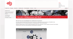 Desktop Screenshot of elg.de